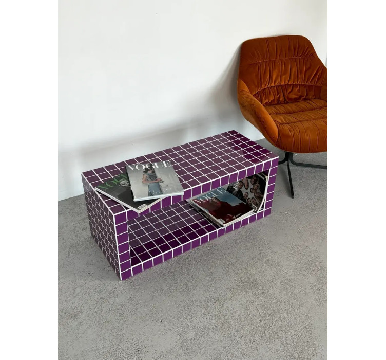 Столик для телевізора Cube Flat TV Table 95/40 см. Tile 5 cм6